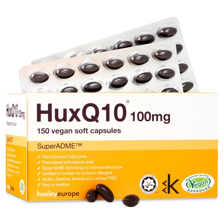 Huxley Europe Huxq10 100mg 150 Vegan Soft Capsules — Dennis The Chemist