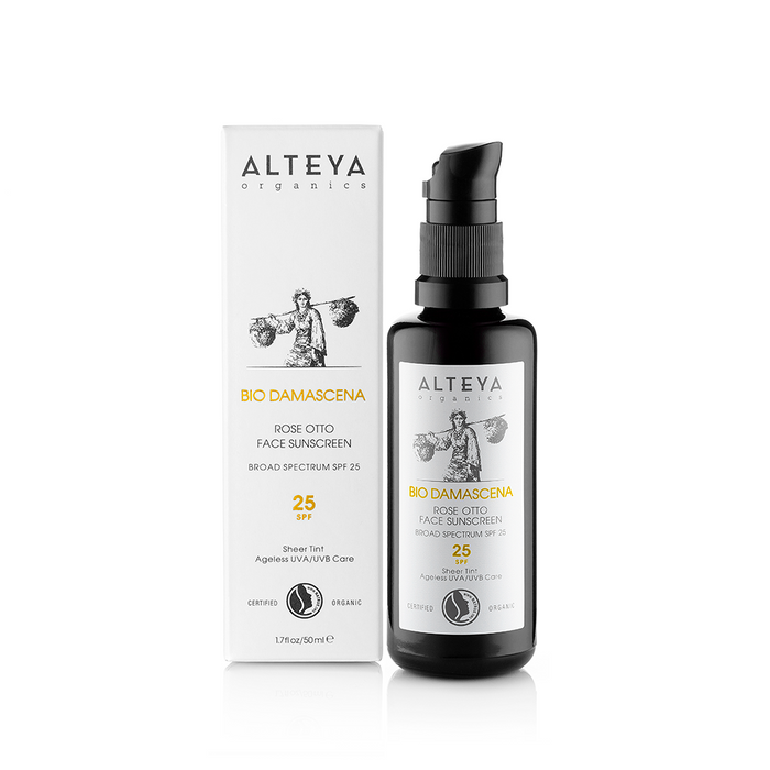 Alteya Bio Damascena Rose Otto Face Sunscreen SPF25 50ml