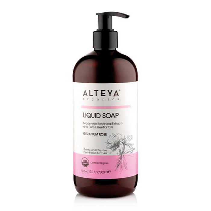 Alteya Liquid Soap Geranium Rose 500ml