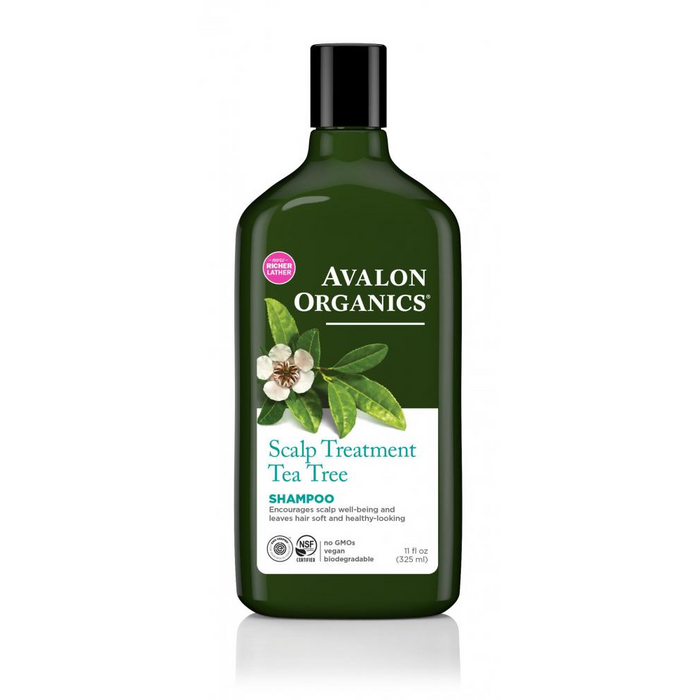 Avalon Organics Scalp Treatment Tea Tree Shampoo 325ml