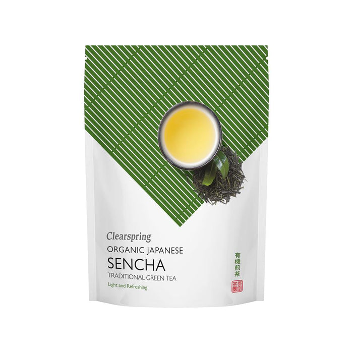 Clearspring Organic Japanese Sencha Traditional Green Tea 90g (Loose)