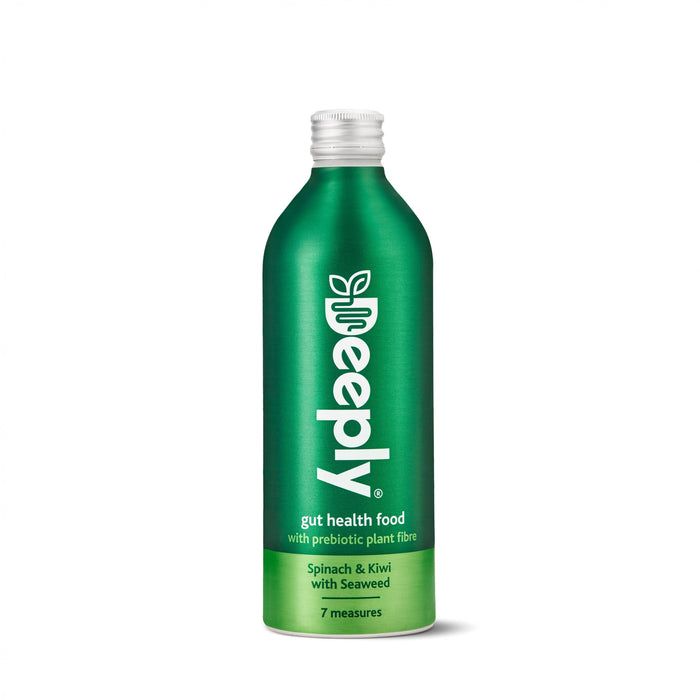 Deeply Gut Health Food Spinach & Kiwi with Seaweed 455ml LARGE SINGLE