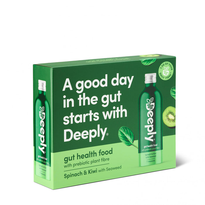 Deeply Gut Health Food Spinach & Kiwi with Seaweed 4x455ml CASE