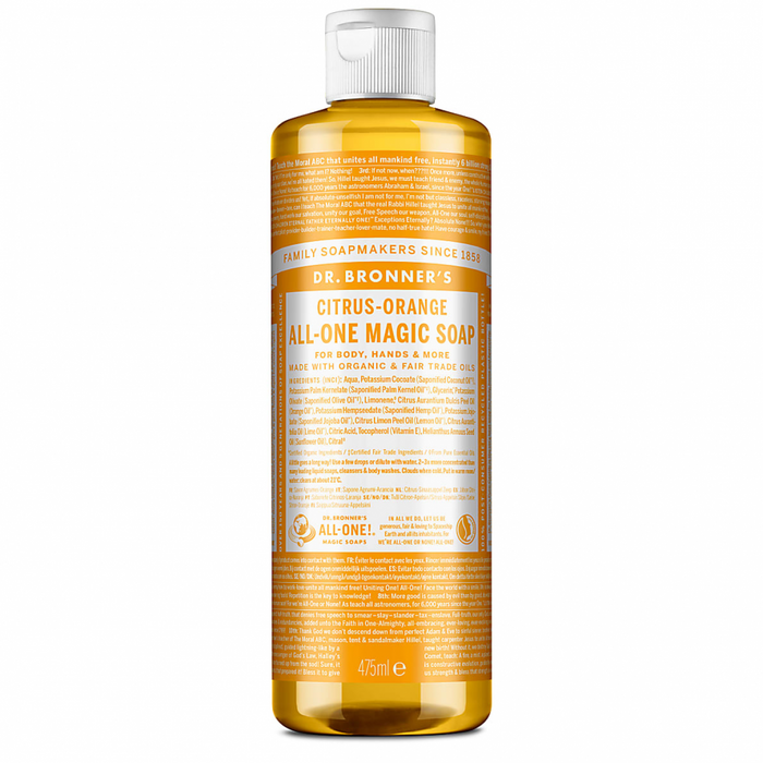 Dr Bronner's Magic Soaps Citrus-Orange All-One Magic Soap 475ml