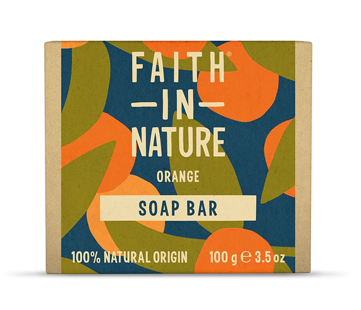 Faith In Nature Orange Soap Bar 100g