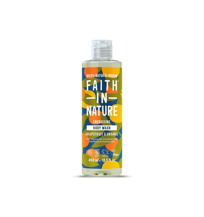 Faith In Nature Energising Body Wash Grapefruit & Orange 400ml