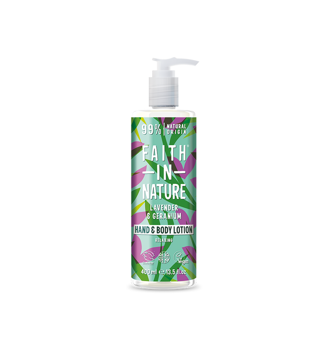 Faith In Nature Lavender & Geranium Hand & Body Lotion 400ml