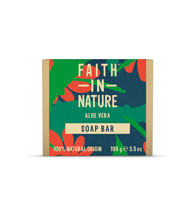 Faith In Nature Aloe Vera Soap Bar 100g