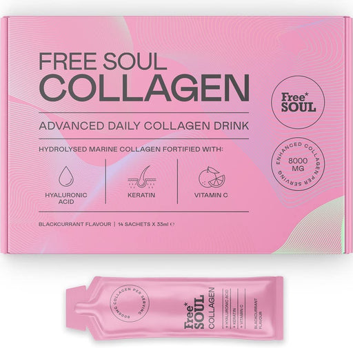 Free Soul Collagen Advanced Daily Collagen Drink 14 Sachets - Dennis the Chemist