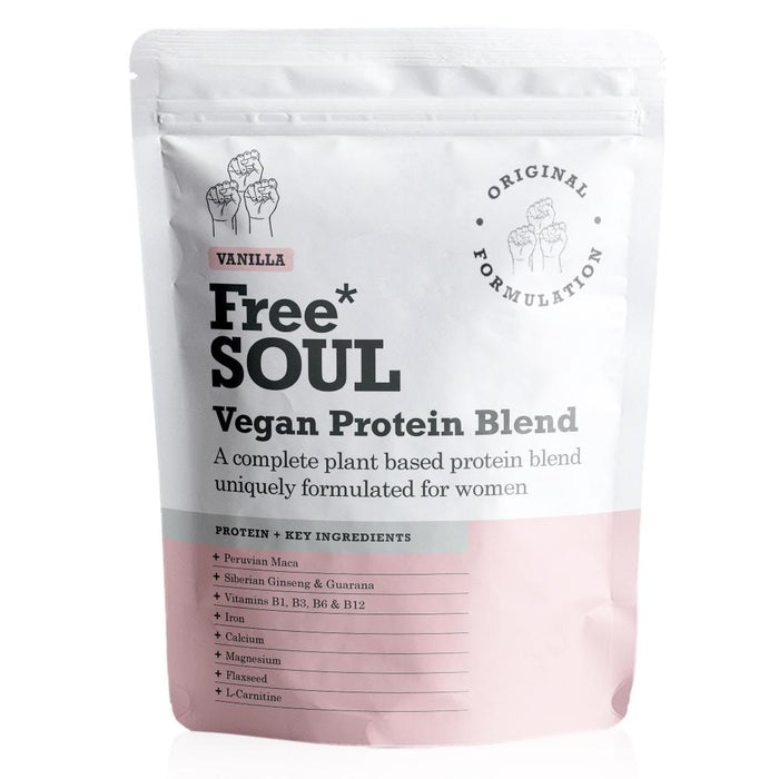 Free Soul Vegan Protein Blend Vanilla 600g - Dennis the Chemist