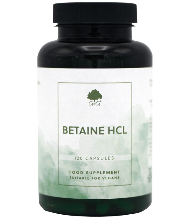 G&G Vitamins Betaine HCL 120s