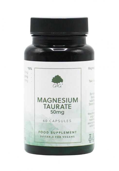 G&G Vitamins Magnesium Taurate 50mg 60s