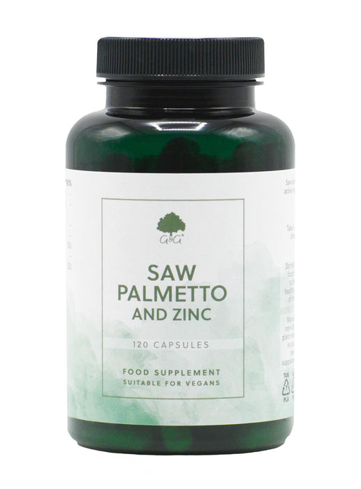 G&G Vitamins Saw Palmetto and Zinc 120's