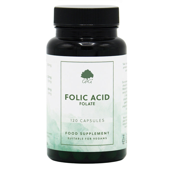 G&G Vitamins Folic Acid Folate 120s