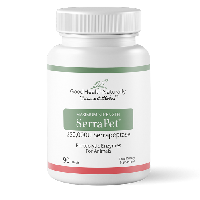 Good Health Naturally SerraPet 250,000iu 90 TABLETS - Dennis the Chemist