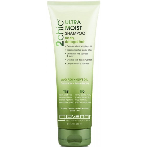 Giovanni 2chic Ultra Moist Shampoo Avocado + Olive Oil 250ml