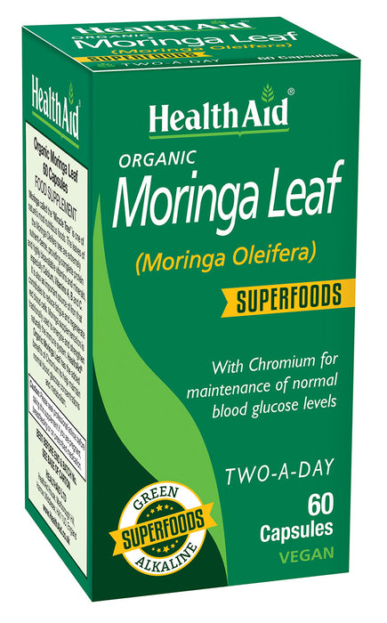 Health Aid Organic Moringa Leaf 60s