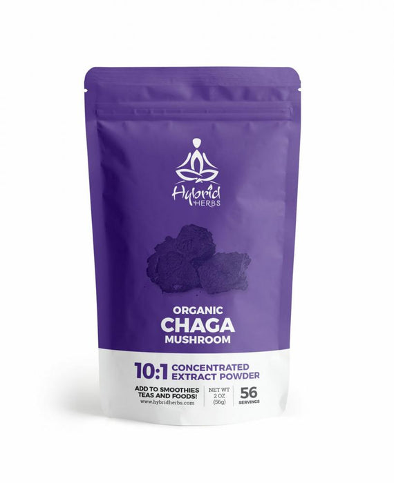 Hybrid Herbs Organic Chaga Mushroom 56g