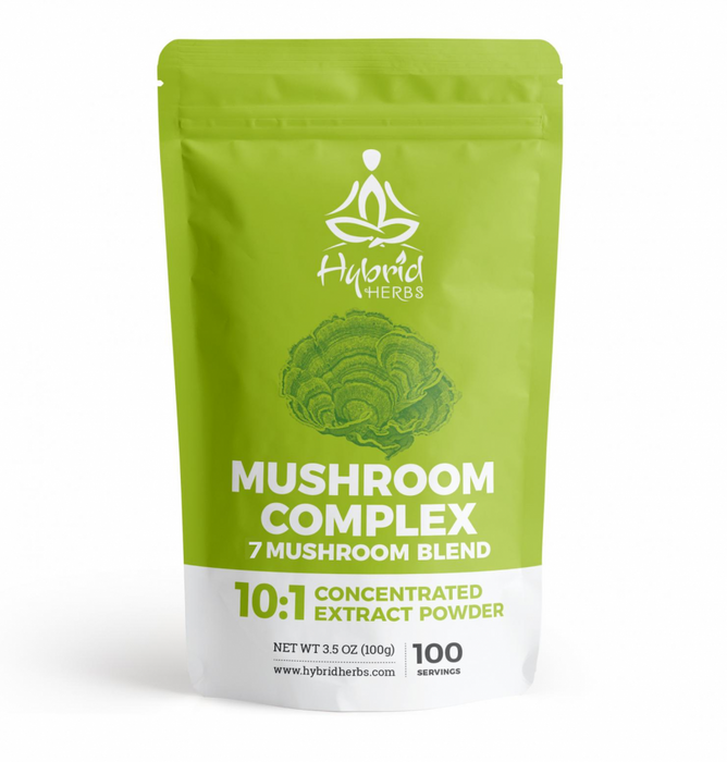 Hybrid Herbs Mushroom Complex 7 Mushroom Blend 100g