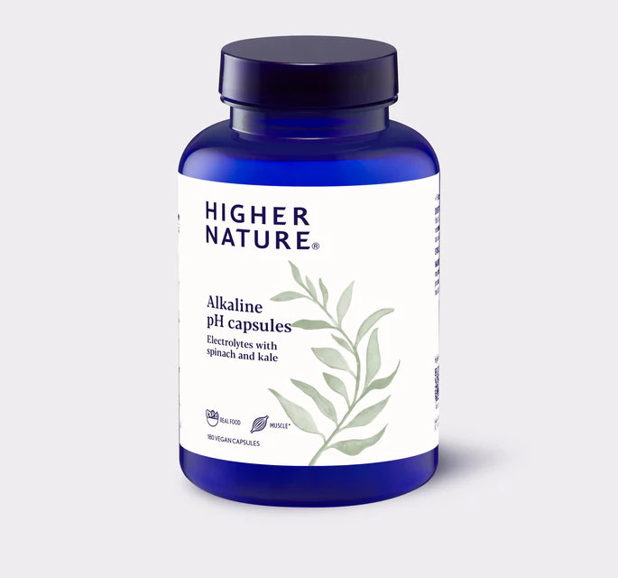 Higher Nature Alkaline pH Capsules (Formerly Alka Clear) 180s