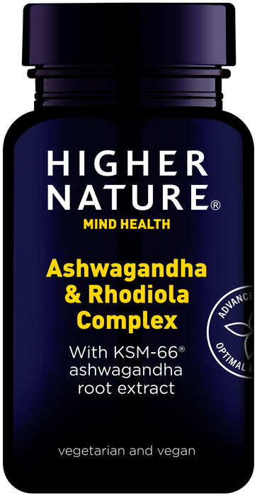 Higher Nature Ashwagandha & Rhodiola Complex 30's