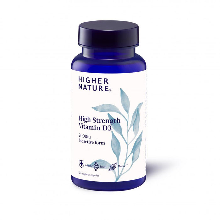 Higher Nature High Strength Vitamin D3 2000iu 120s