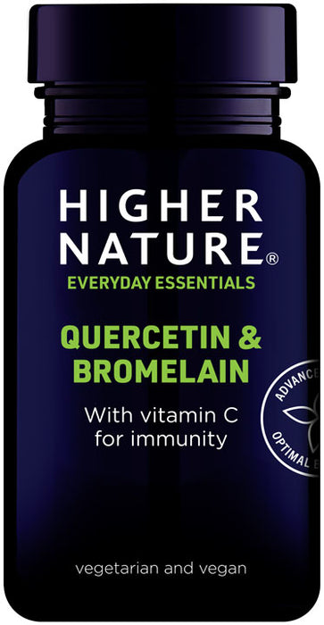 Higher Nature Quercetin & Bromelain 60's - Dennis the Chemist