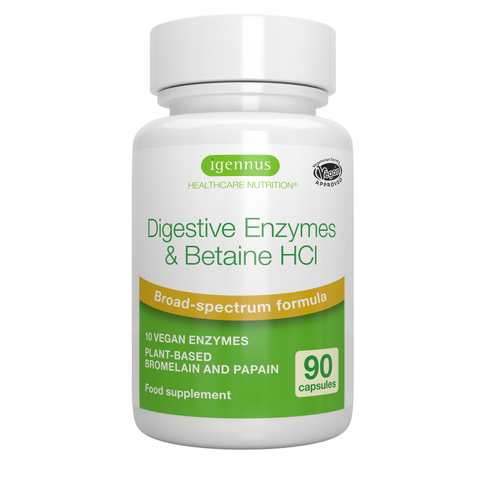 Igennus Digestive Enzymes & Betaine HCl 90s