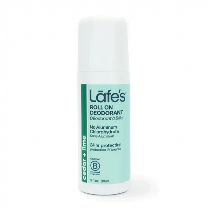 Lafe's Roll On Deodorant Cedar + Lime 88ml