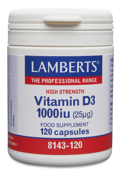 Lamberts Vitamin D3 1000iu 120's - Dennis the Chemist