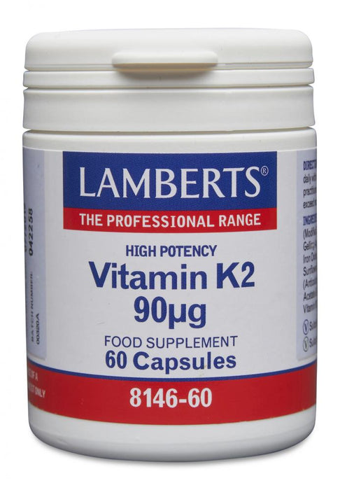 Lamberts Vitamin K2 90ug 60's - Dennis the Chemist