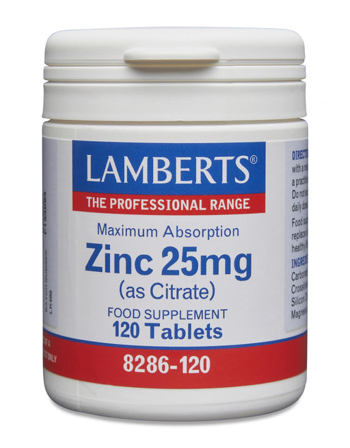 Lamberts Zinc 25mg (as Citrate) 120's - Dennis the Chemist