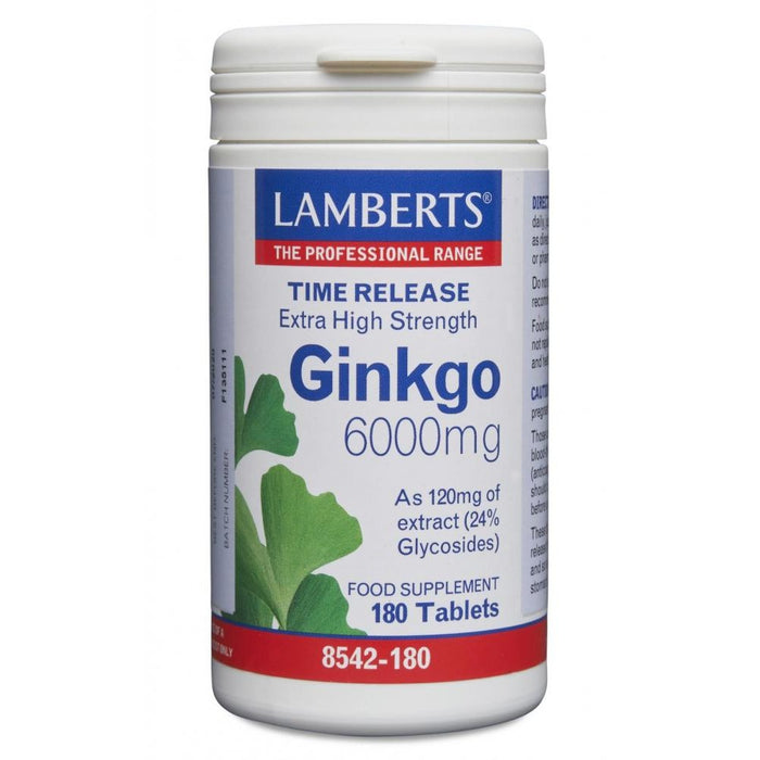 Lamberts Ginkgo 6000mg 180's