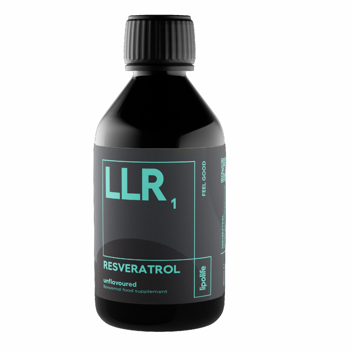 Lipolife LLR1 Resveratrol Unflavoured 240ml (Liposomal)