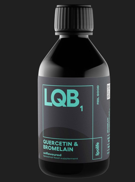 Lipolife LQB1 Quercetin & Bromelain Unflavoured 240ml (Liposomal)