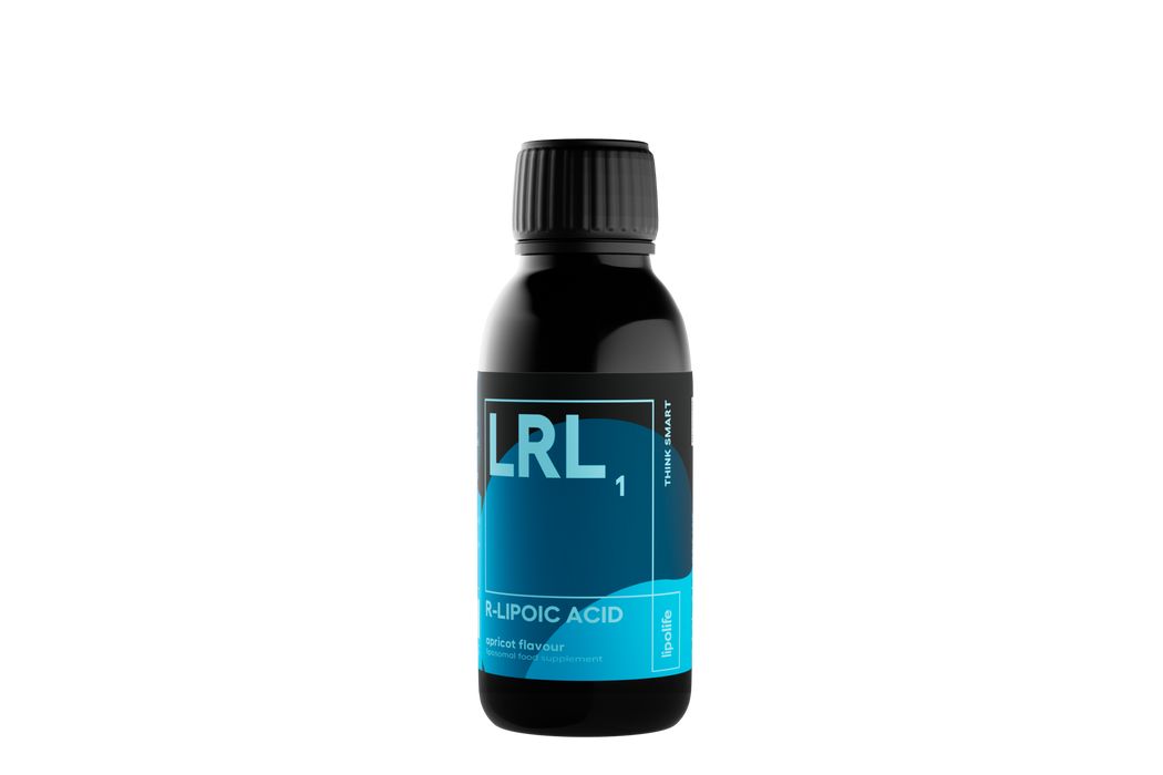 Lipolife LRL1 R-Lipoic Acid Apricot Flavour 150ml (Liposomal)