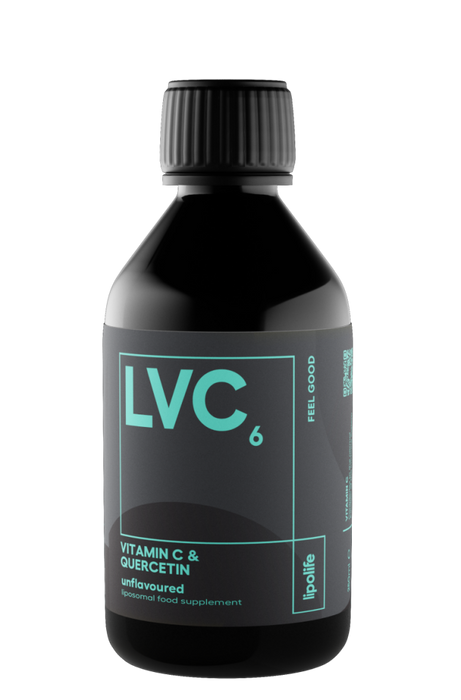 Lipolife LVC6 Vitamin C & Quercetin Unflavoured 240ml (Liposomal)