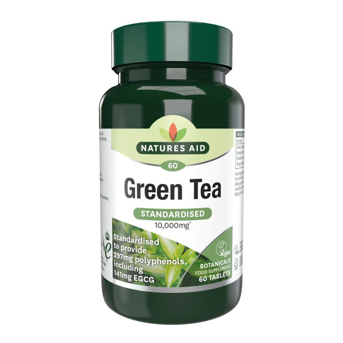 Natures Aid Green Tea (Standardised) 10,000mg 60's