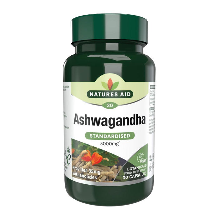 Natures Aid Ashwagandha (Standardised) 5000mg 30s