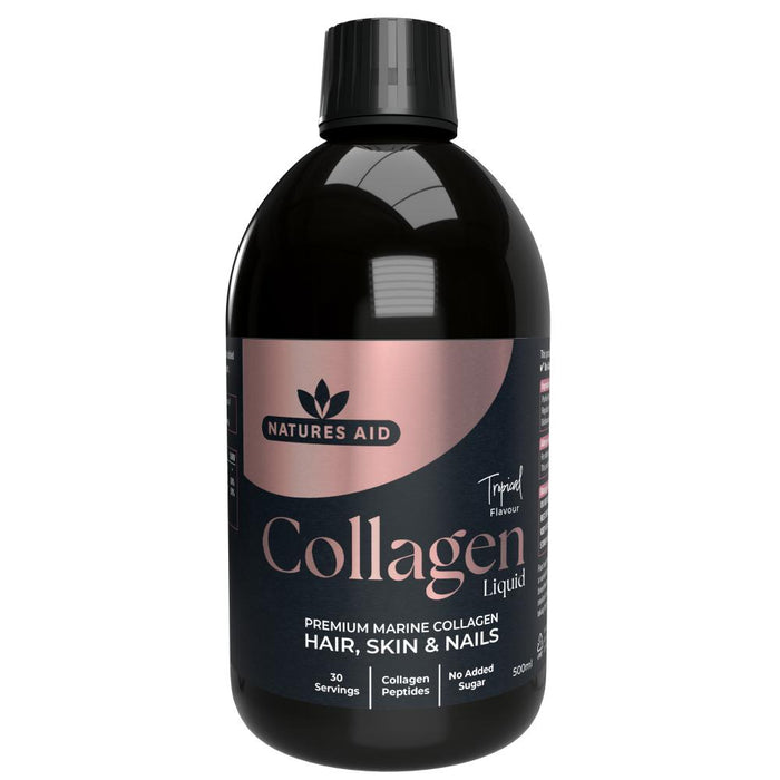 Natures Aid Collagen Liquid Tropical Flavour 500ml