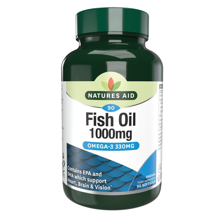 Natures Aid Fish Oil 1000mg (Omega-3 330mg) 90's