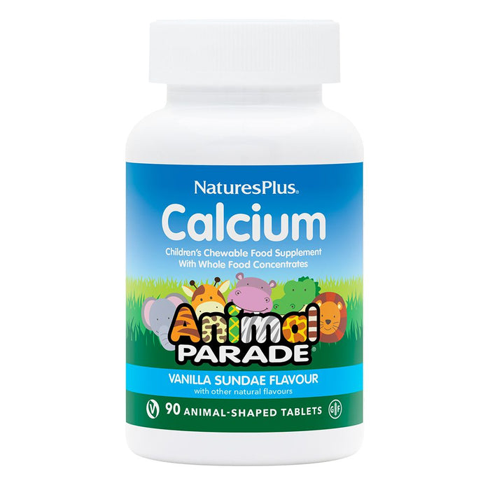 Nature's Plus Animal Parade Calcium Vanilla Sundae Flavour 90's (Blue Strip)