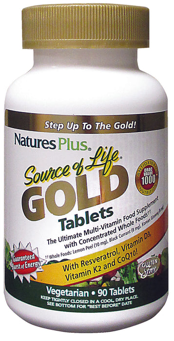 NaturesPlus Source of Life Gold Tablets 90's