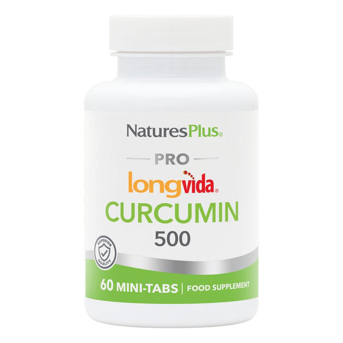 NaturesPlus Pro Longvida Curcumin 500 Mini-Tabs 60s