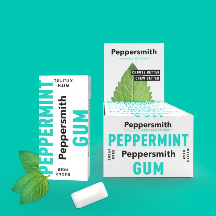 Peppersmith Peppermint Gum 12 x 15g CASE