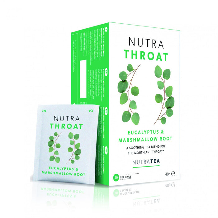 Nutratea Nutra Throat Eucalyptus & Marshmallow Root Tea Bags 20s