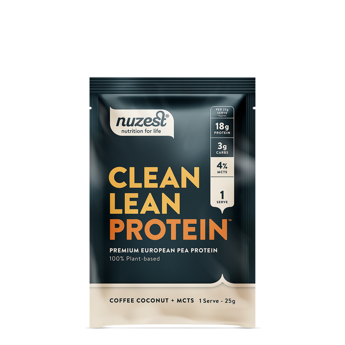 Nuzest Clean Lean Protein Coffee Coconut + MCTs 25g SINGLE