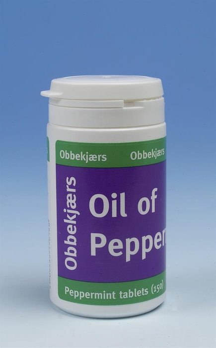 Obbekjaers Oil of Peppermint Tablets 150s