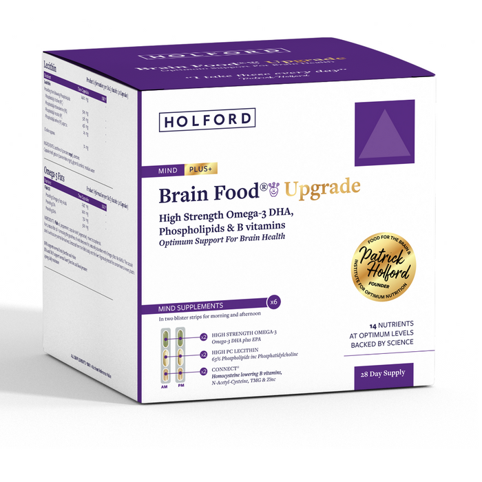 Patrick Holford Brain Food Upgrade 28 Day Supply - Dennis the Chemist