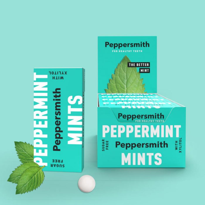 Peppersmith Peppermint Mints 12 x 15g CASE